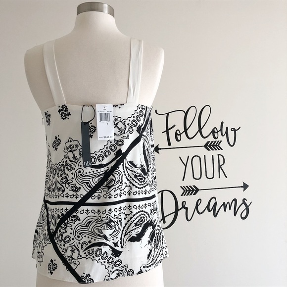 tibi Sleeveless Silk Top - Picture 2 of 7